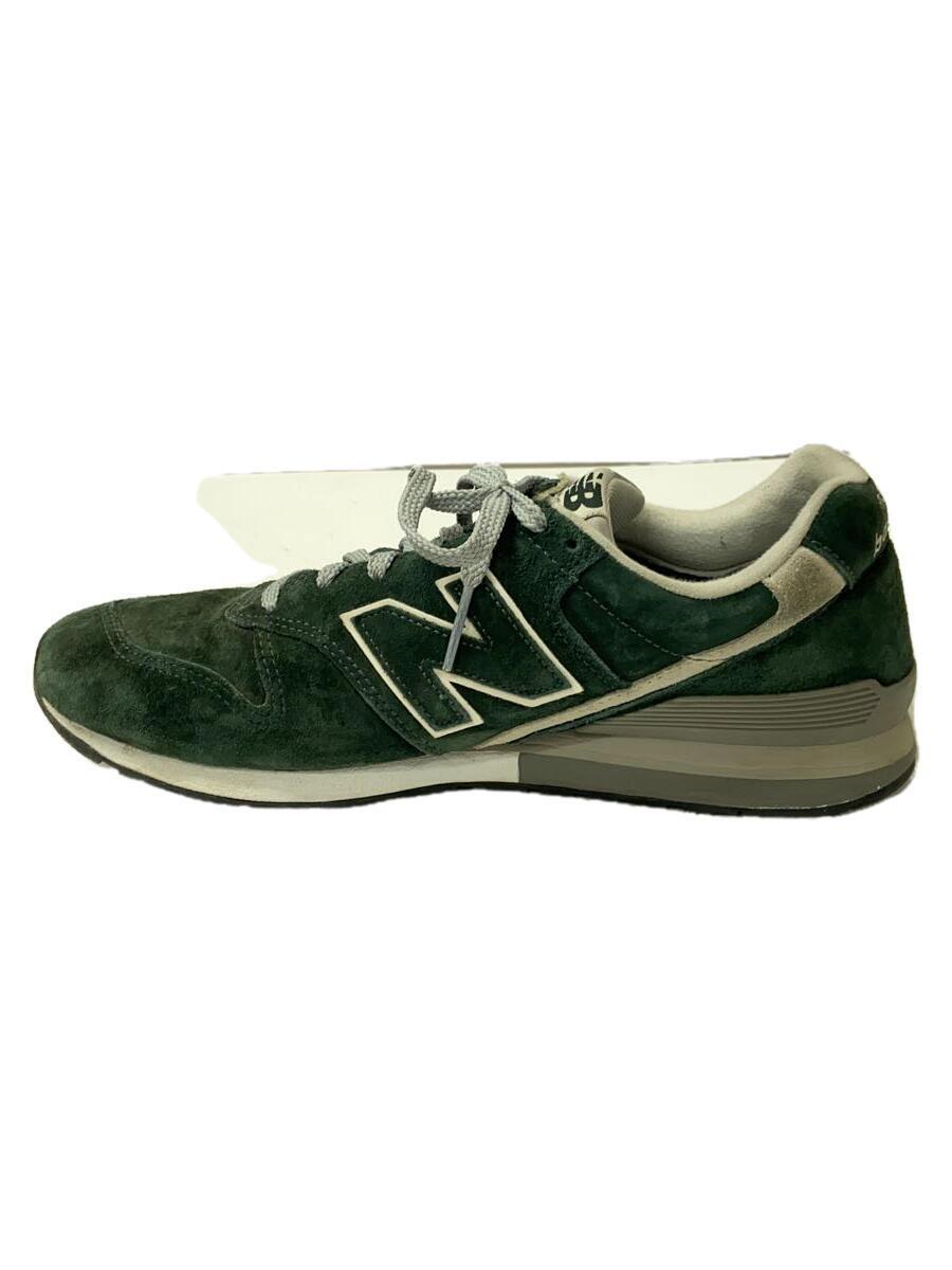 NEW BALANCE◆CM996/グリーン/27.5cm/GRN/ベロア_画像1