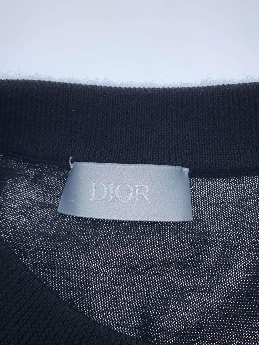 Christian Dior◆セーター(薄手)/S/カシミア/BLK/113M647AT220_画像3