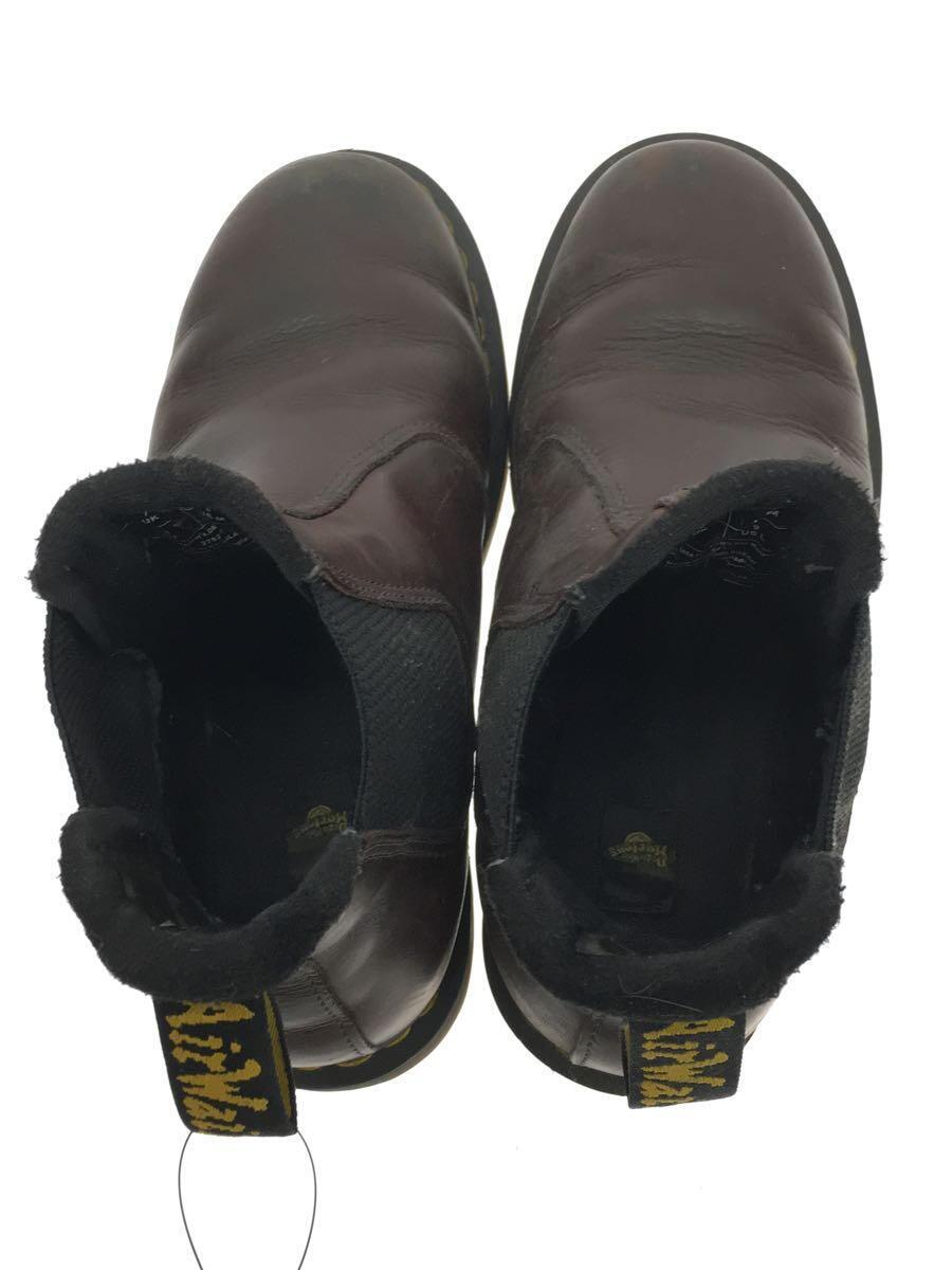 Dr.Martens◆サイドゴアブーツ/UK7/BRW/レザー/27821_画像3