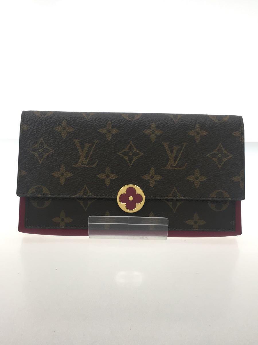 LOUIS VUITTON◆2つ折り財布[仕入]/-/BRW/モノグラム/レディース/M64585