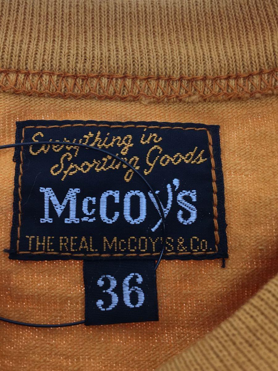THE REAL McCOY’S◆Tシャツ/S/コットン/オレンジ/プリント/MC10020_画像3