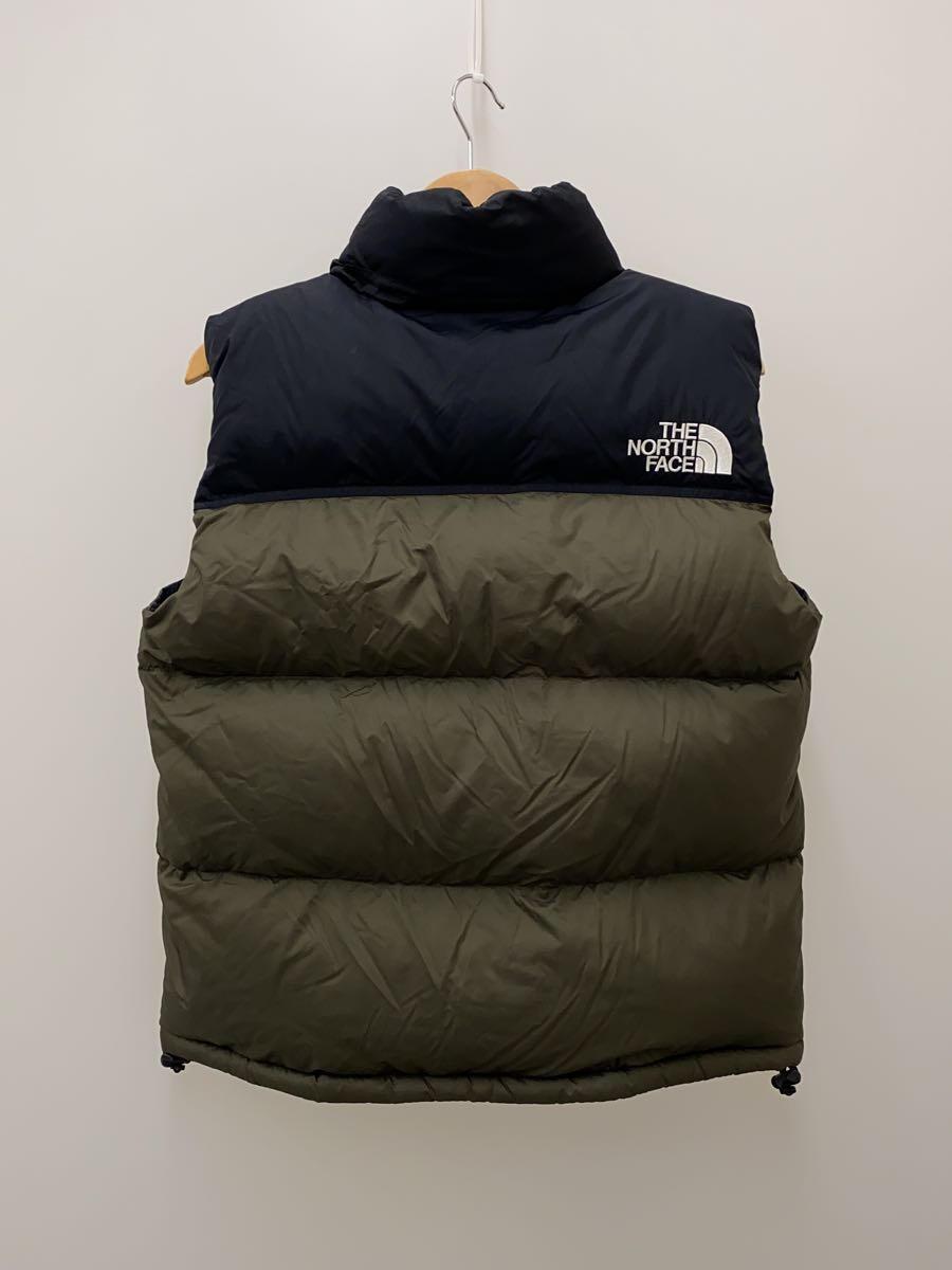 THE NORTH FACE◆NUPTSE VEST_ヌプシベスト/L/ポリエステル/GRN/無地_画像2