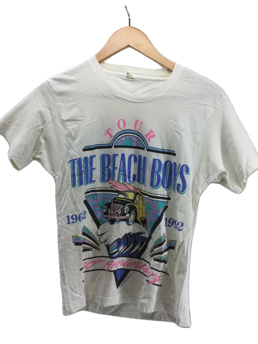 THE BEACH BOYS/Tシャツ/M/コットン/WHT/プリント