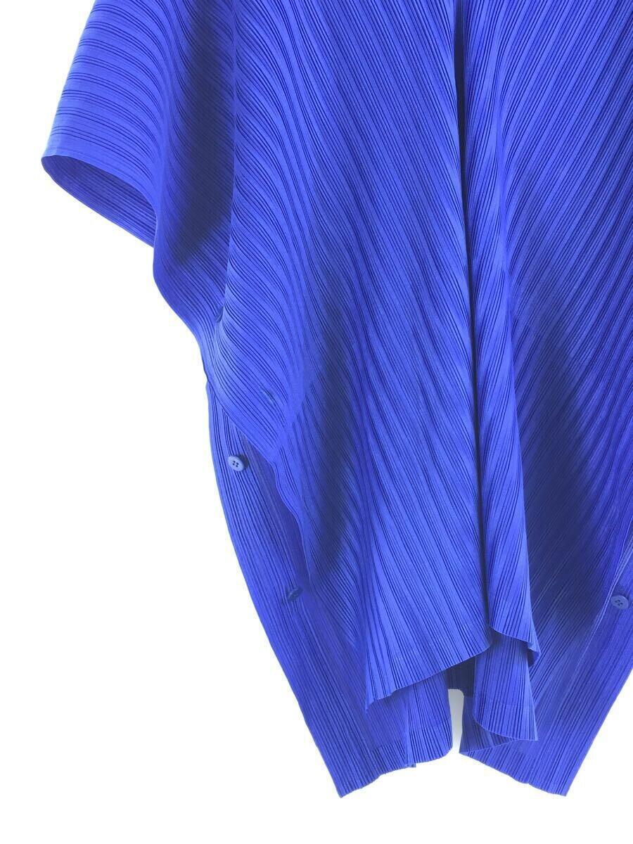 PLEATS PLEASE ISSEY MIYAKE◆トップス/3/ポリエステル/BLU/PP63-FT333_画像6