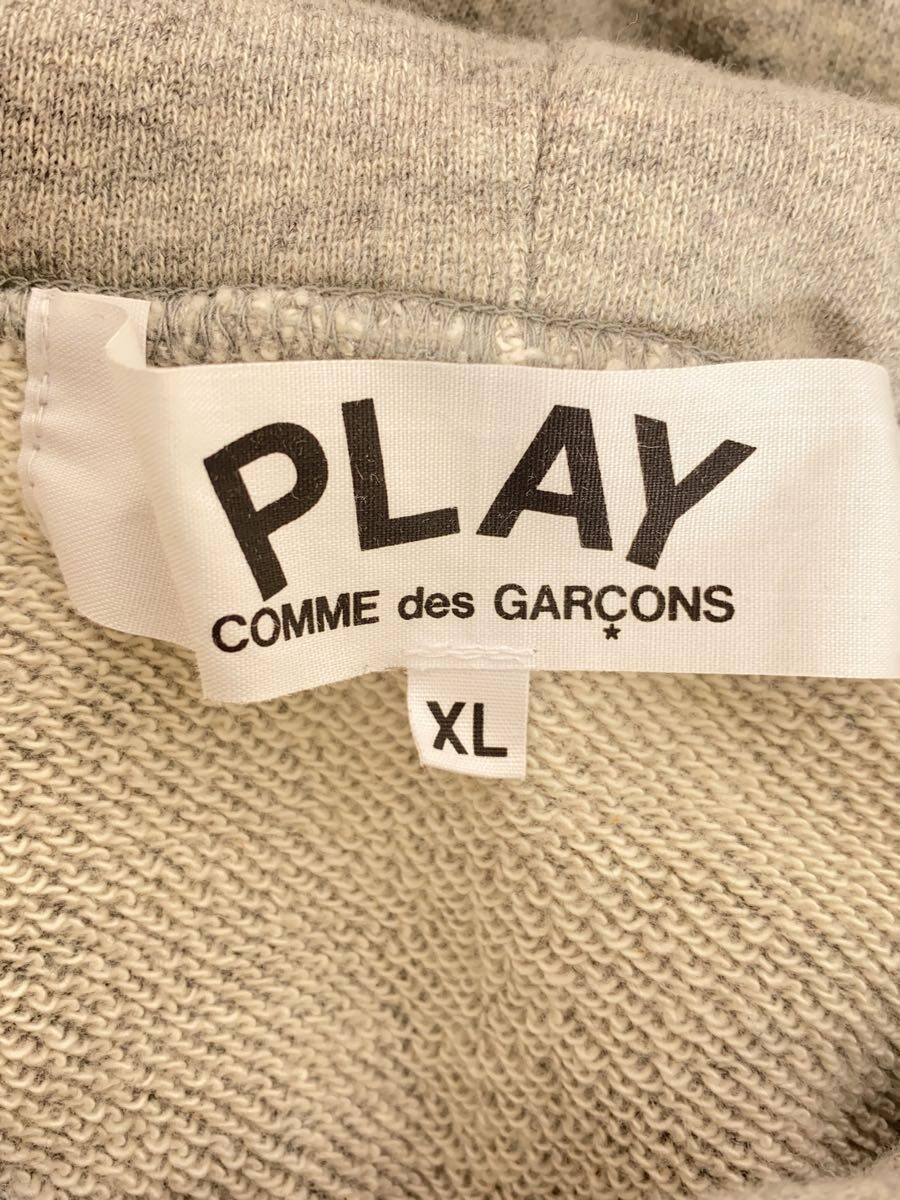 PLAY COMME des GARCONS◆スウェット/XL/コットン/GRY/AE-T404/NIKE/21SS/フーディ_画像3