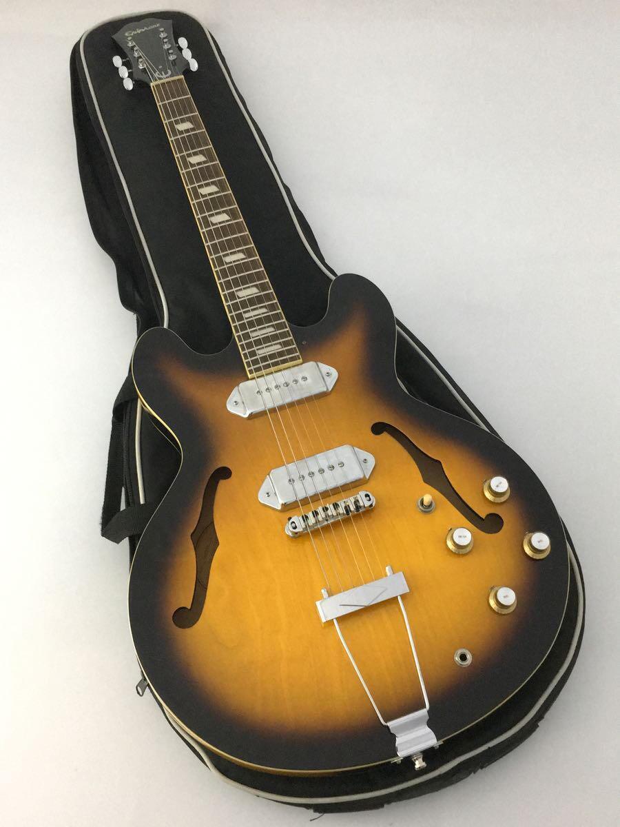 Epiphone◆Casino/VS/2008/ブリッジ換装/ピックガード欠品/中国製/ソフトケース付_画像6