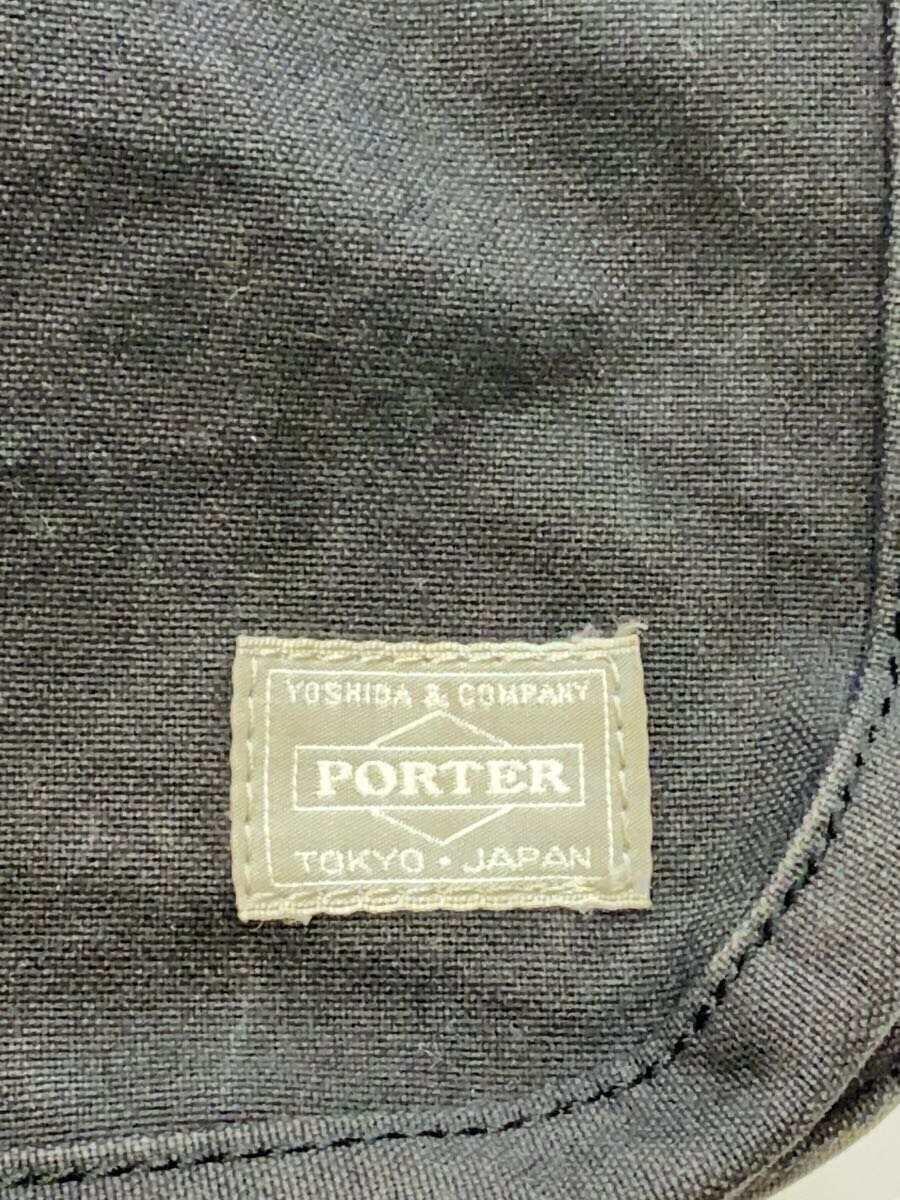 PORTER◆PORTER BEAT/キャンバス/BLK_画像5