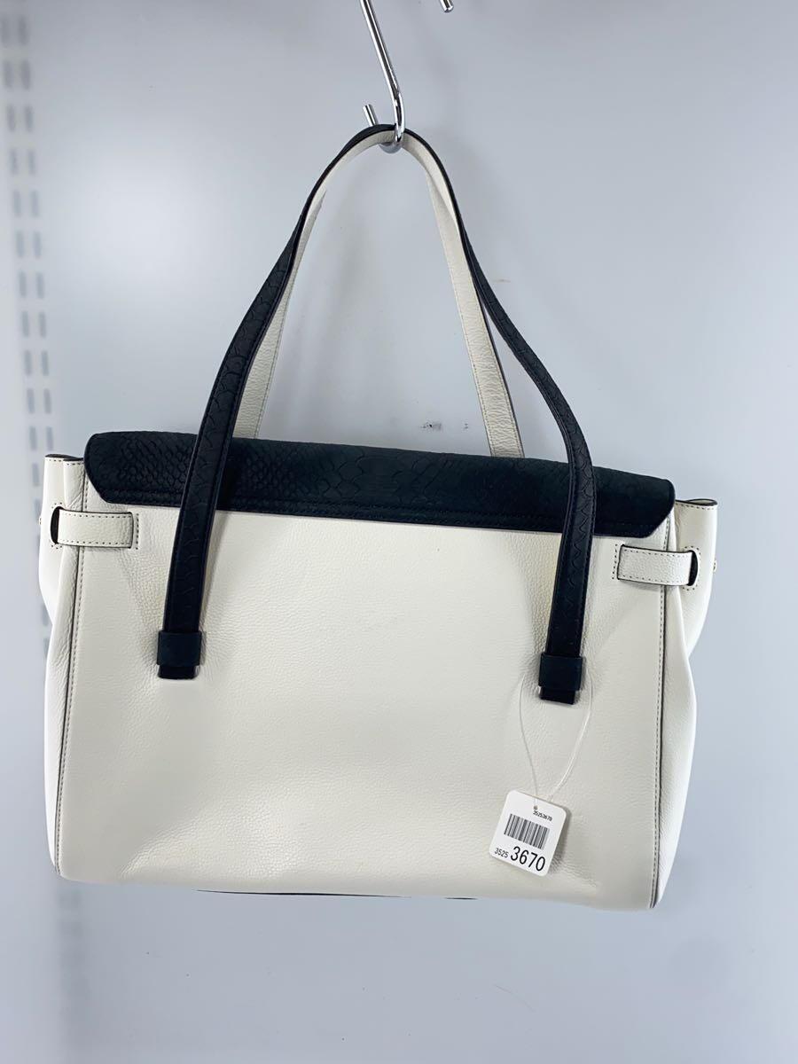 kate spade new york◆ハンドバッグ/牛革/WHT_画像3