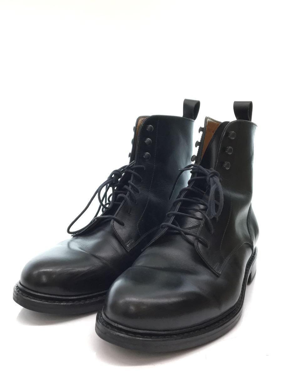 Jalan Sriwijaya◆レースアップブーツ/UK8.5/BLK/レザー/99004_画像2