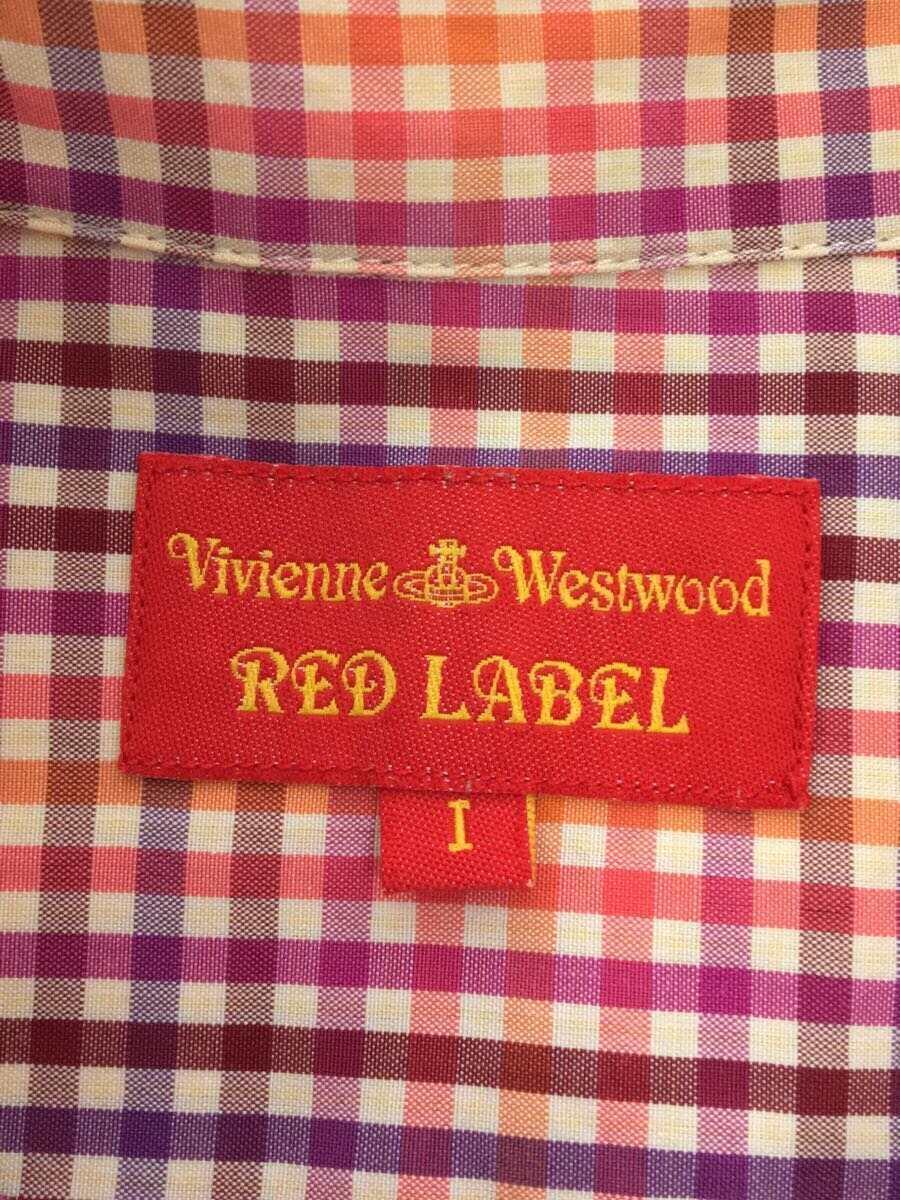 Vivienne Westwood RED LABEL◆長袖シャツ/1/コットン/チェック/356-86002_画像3