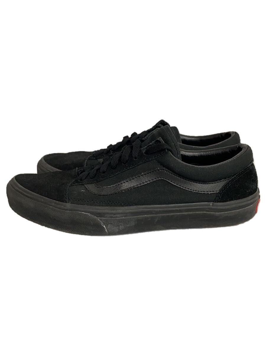 VANS◆ハイカットスニーカー/28cm/BLK/コットン_画像1