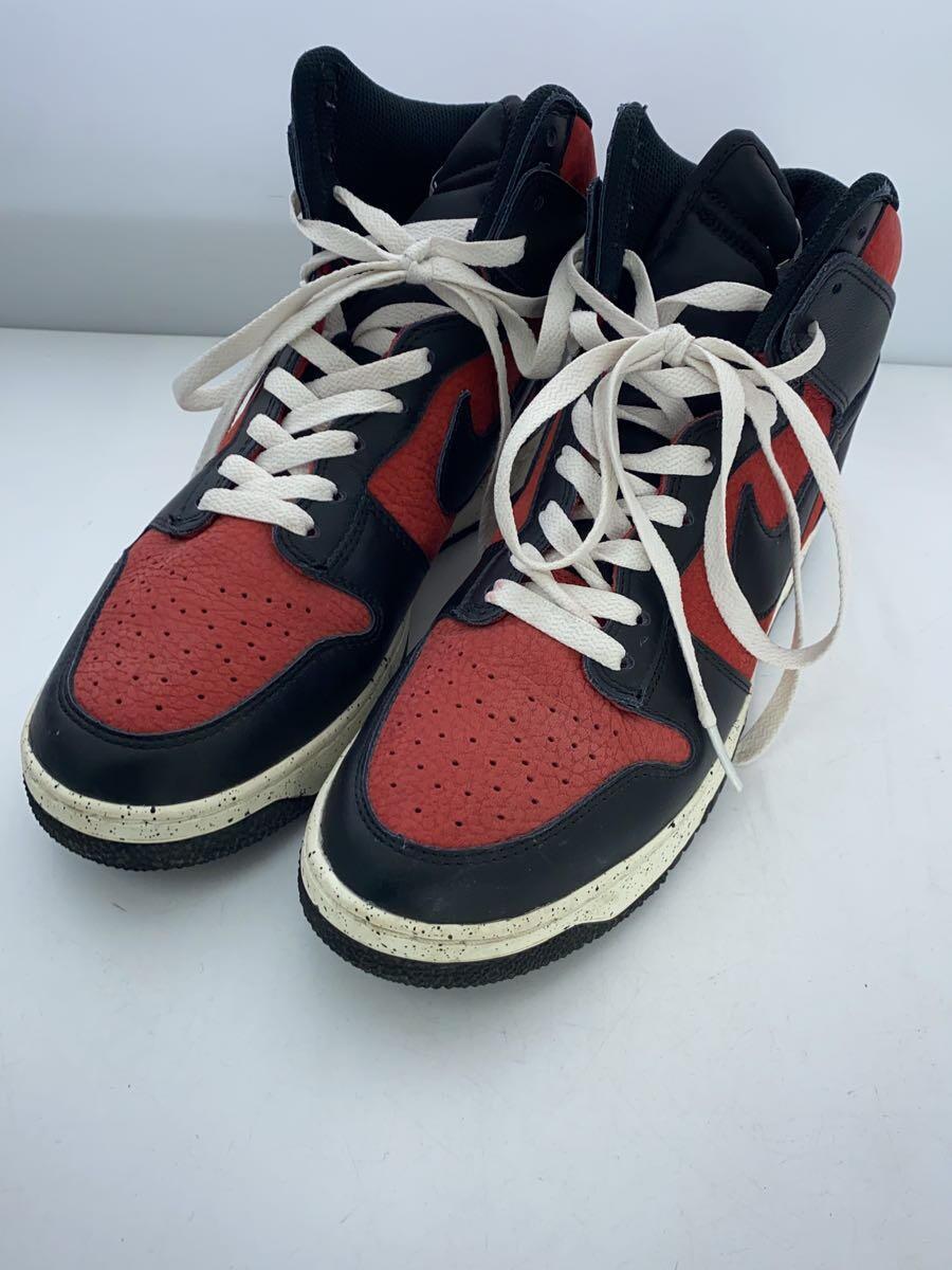 NIKE◆ハイカットスニーカー/27cm/RED/レザー/DD9401-600_画像2