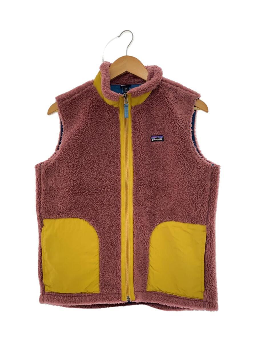 patagonia◆Kids RETRO-X VEST/フリースベスト/XXL/ポリエステル/レッド/65619