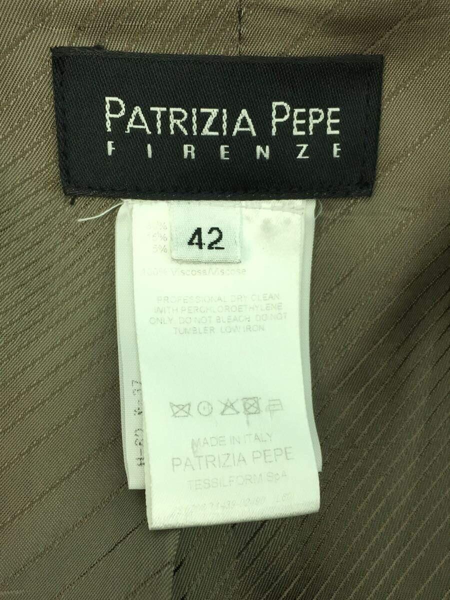 PATRIZIA PEPE◆コート/42/ウール/GRN/無地_画像3