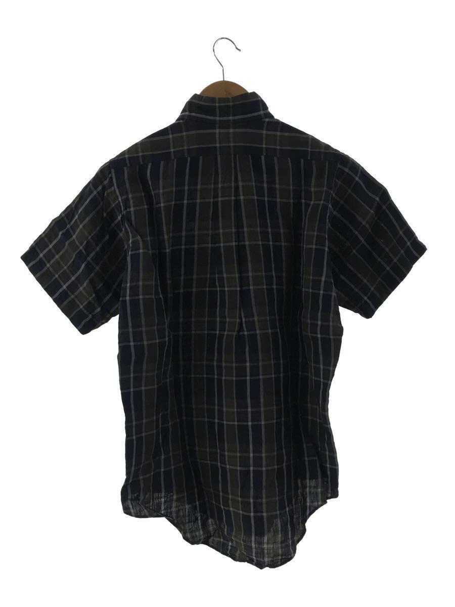 ANATOMICA* рубашка с коротким рукавом /XS/linen/BLU/ проверка 
