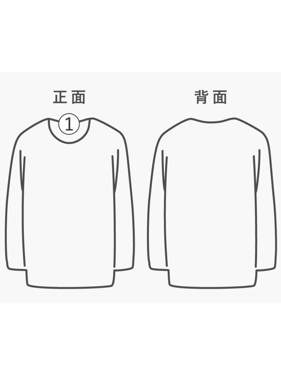 FTC◆長袖Tシャツ/XL/コットン/BLK/ボーダー_画像8