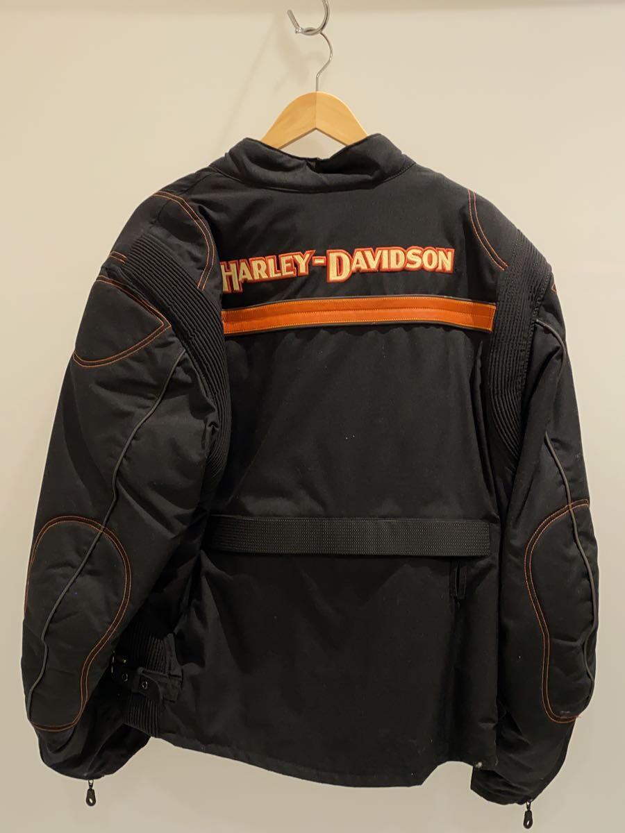 HARLEY DAVIDSON◆ジャケット/XL/ナイロン/BLK_画像2