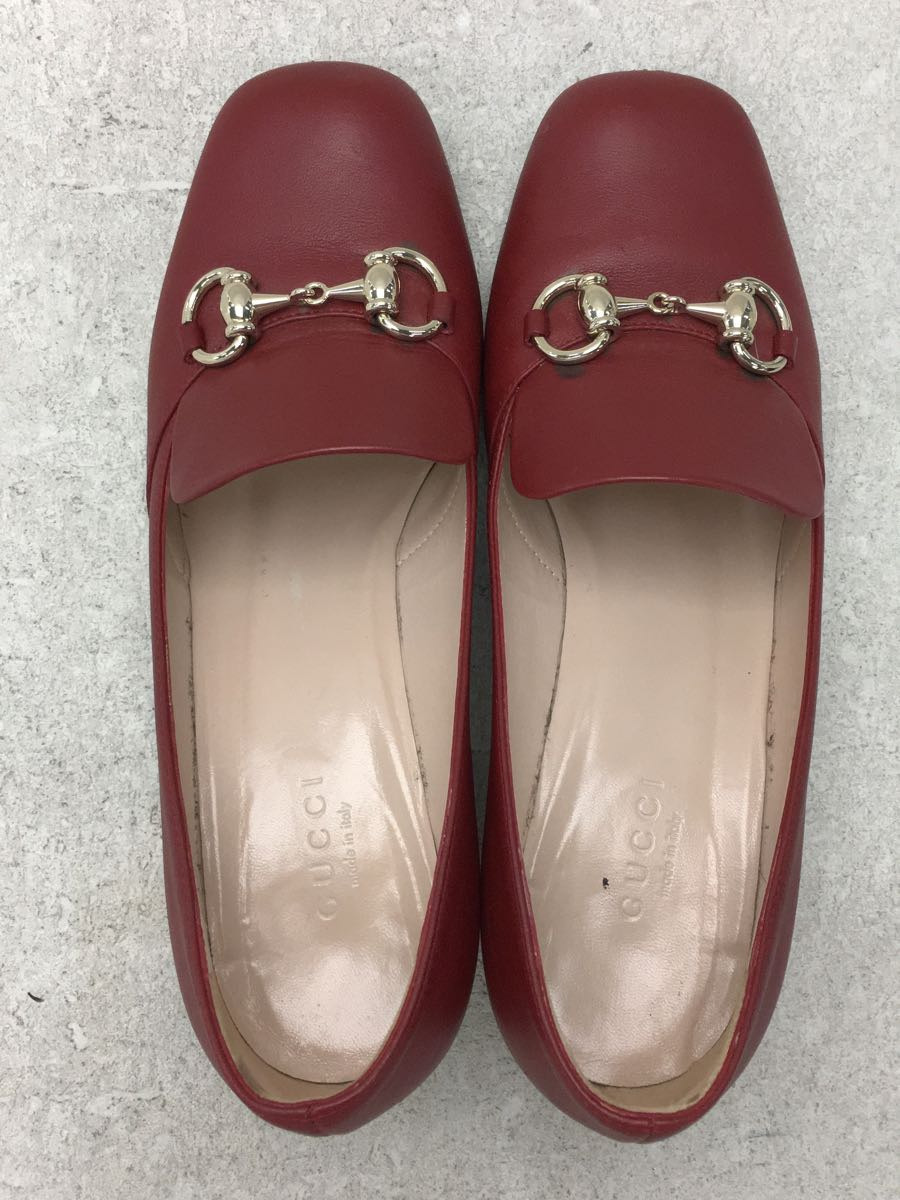 GUCCI◆ホースビットパンプス/ボルドー/35/レザー/金具/ヒール/イタリア製/ITALY/レディース_画像4