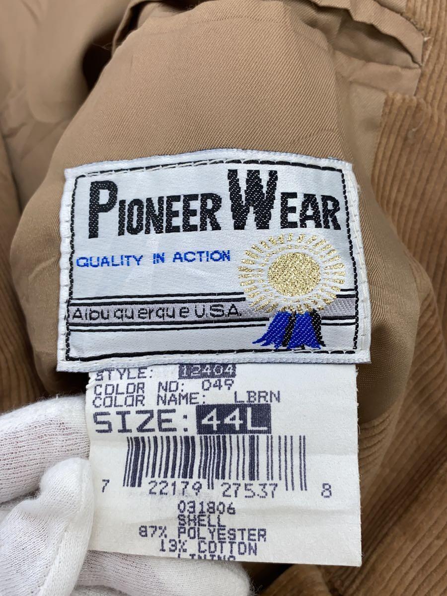 Pioneer Wear◆80S/USA製/ウエスタン/エルボーパッチ/テーラードジャケット/44/コーデュロイ/ブラウン_画像3