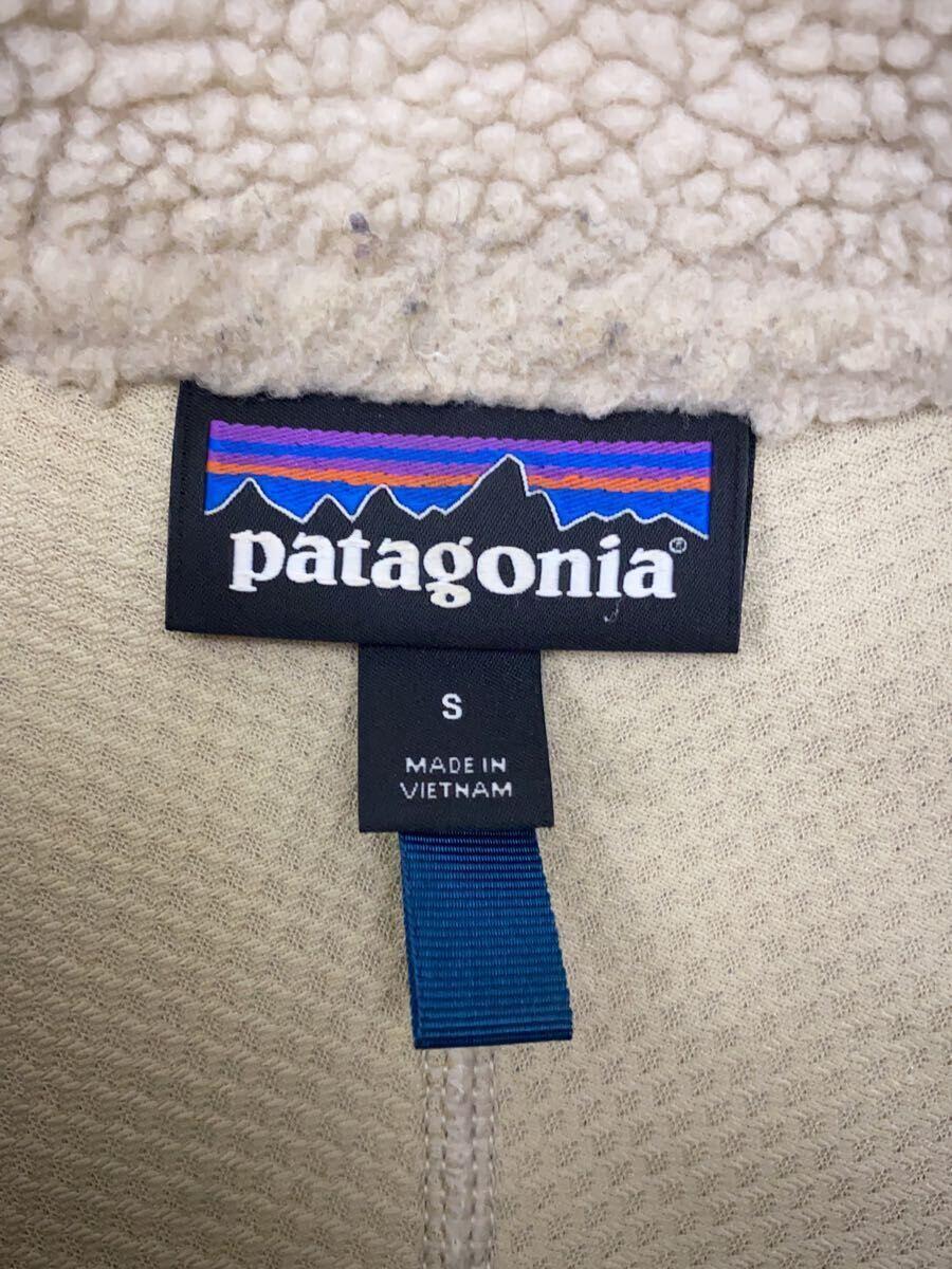 patagonia◆フリースジャケット/S/ポリエステル/CRM/STY23056FA19_画像3