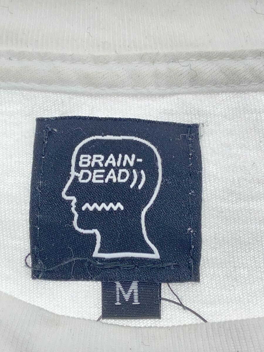 Brain Dead◆Tシャツ/M/コットン/WHT/BD8-09_画像3