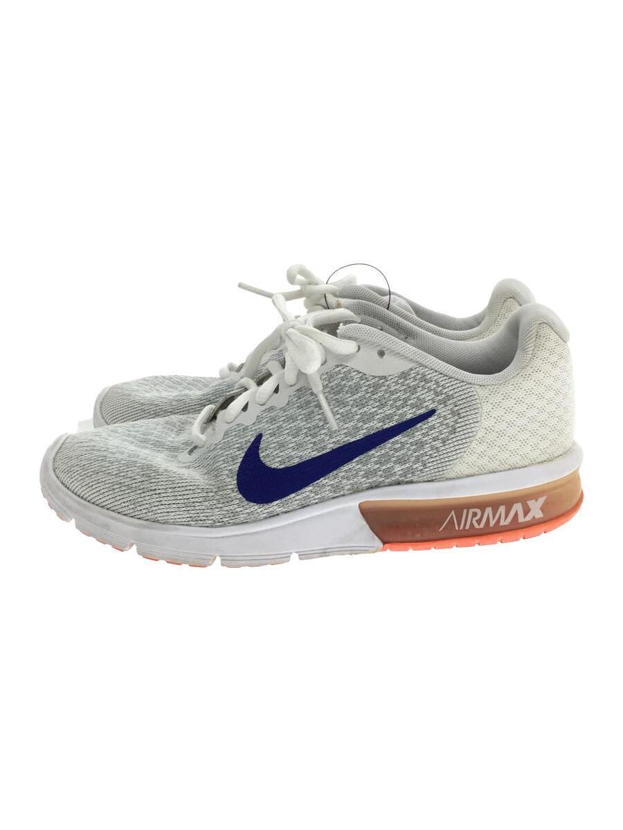 NIKE◆AIR MAX SEQUENT 2/ローカットスニーカー/24.5cm/WHT/852465-146_画像1