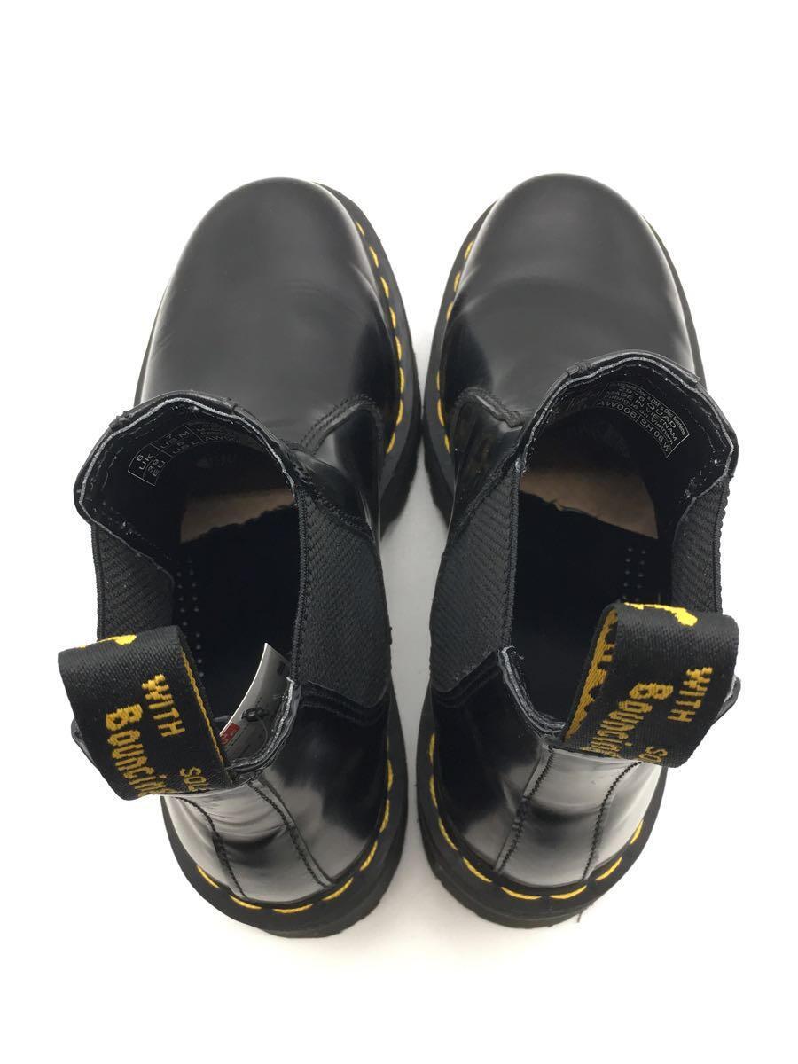 Dr.Martens◆QUAD チェルシーブーツ/サイドゴアブーツ/US7/BLK/レザー/2976_画像3