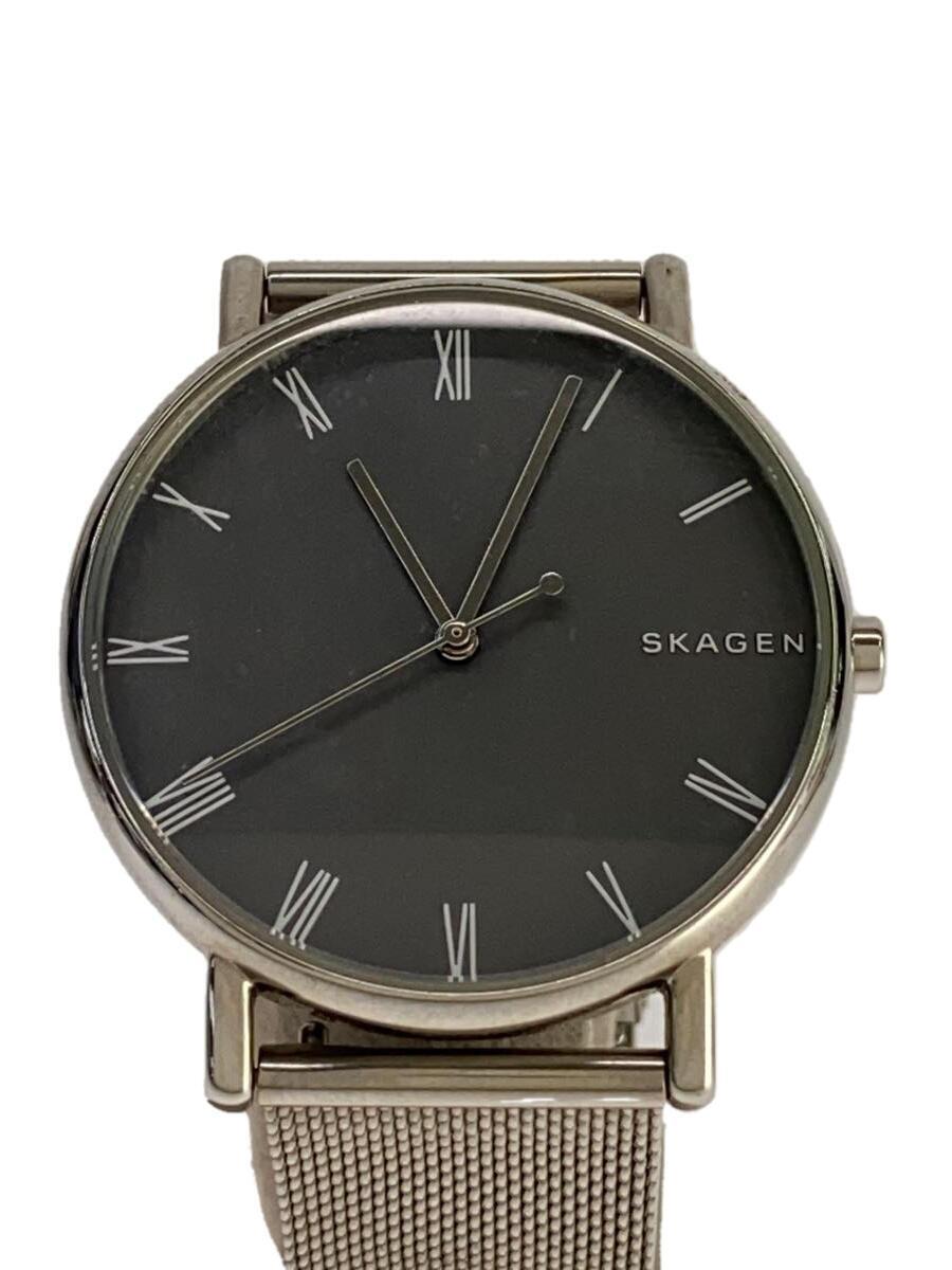 SKAGEN◆クォーツ腕時計/-/ステンレス/グレー/シルバー/SS/SKW6428/スカーゲン_画像1