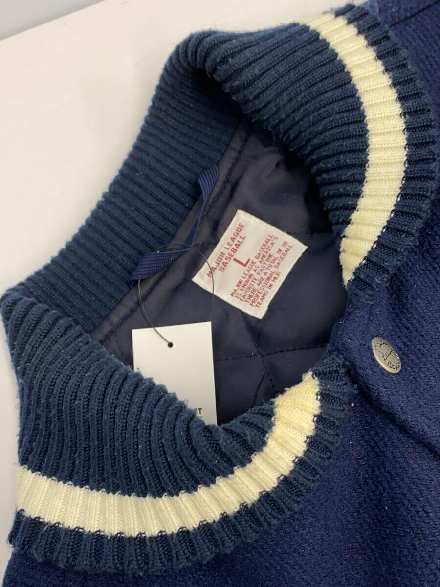 UNIQLO◆00s/OLD UNIQLO/レザー切替バーシティジャケット/NEWYORK YANKEES/L/ウール