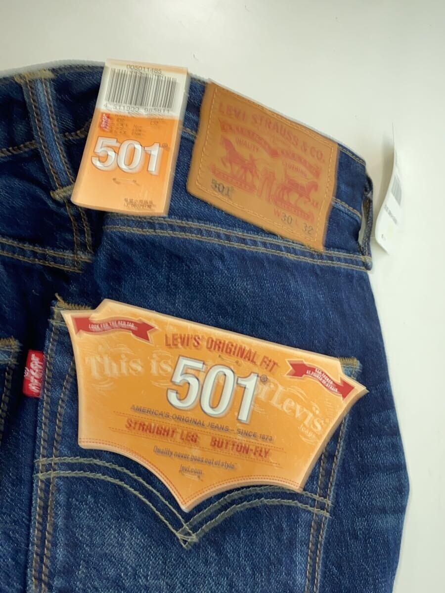 Levi’s◆ボトム/30/コットン/BLU/無地/501/ボタンフライ/インディゴ/デニムパンツ/_画像6