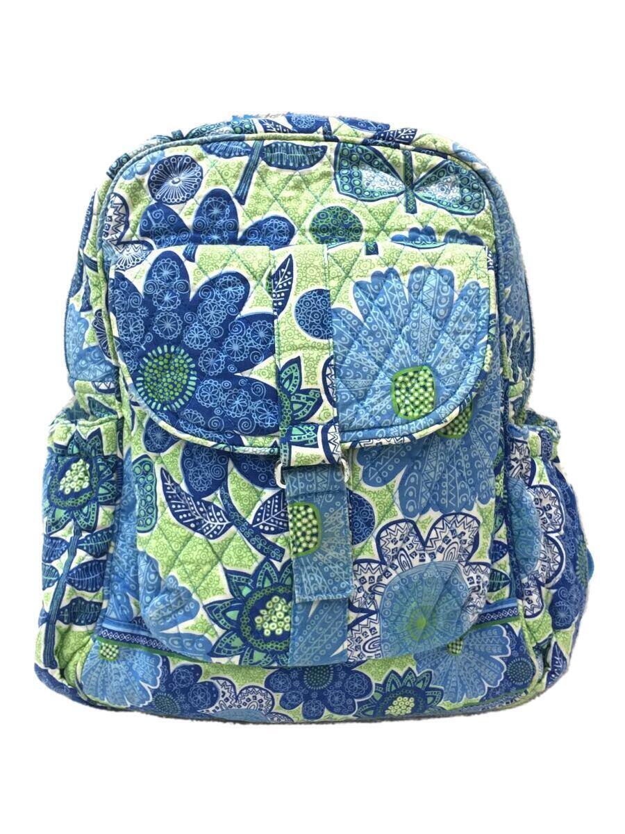 Vera Bradley◆リュック/コットン/BLU/花柄_画像1