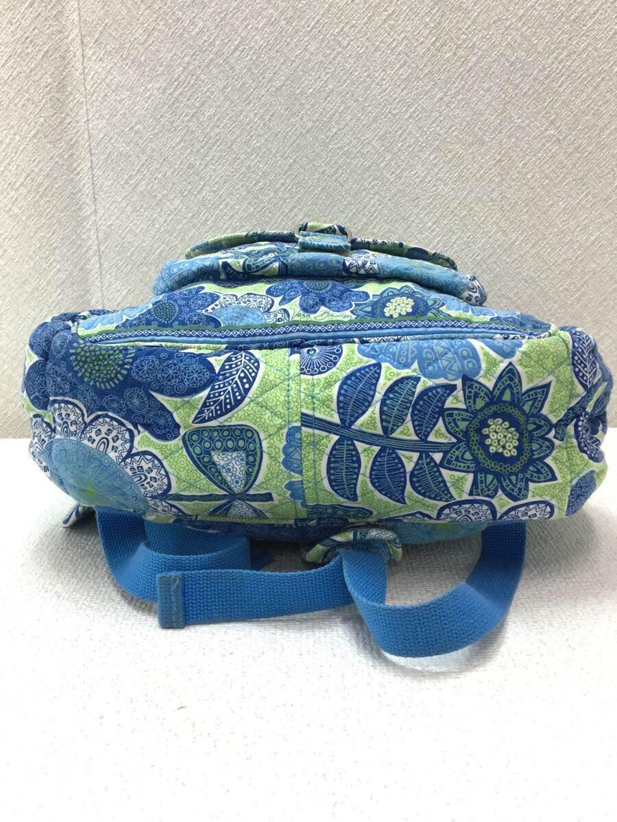 Vera Bradley◆リュック/コットン/BLU/花柄_画像4