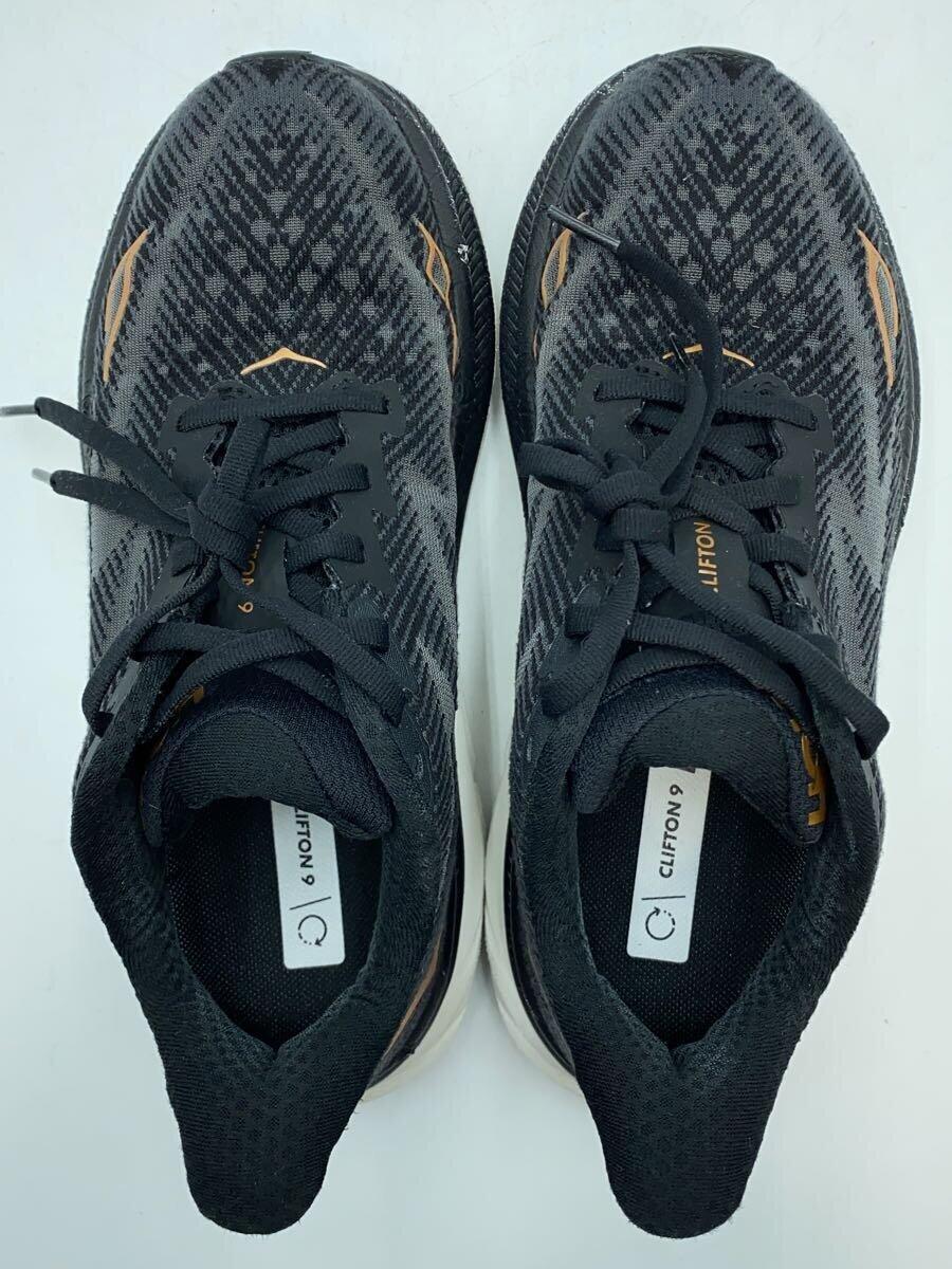 HOKA ONE ONE◆ローカットスニーカー/-/BLK/CLIFTON9/23cm/ブラック_画像3