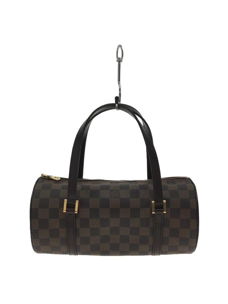 LOUIS VUITTON◆パピヨン26_ダミエ・エベヌ_BRW/PVC/ブラウン/N51304/ルイヴィトン