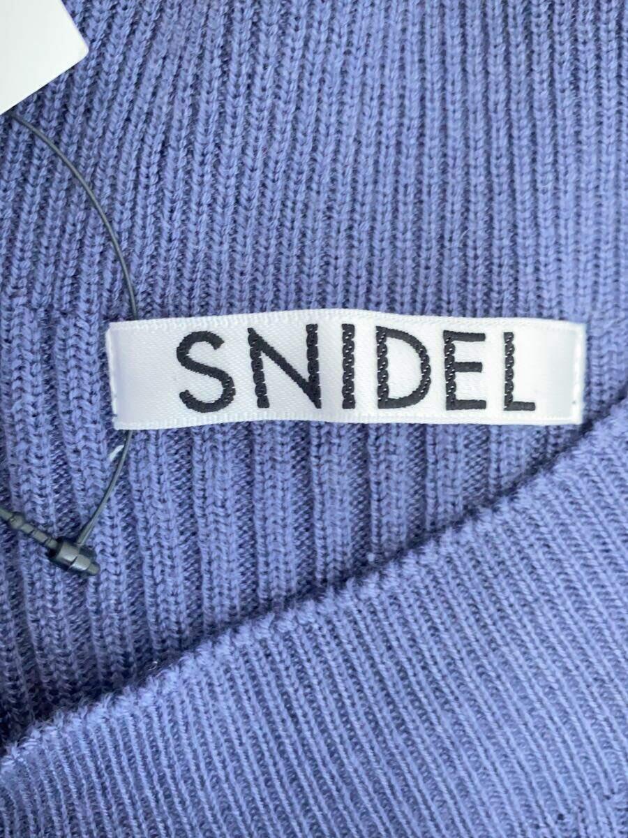 SNIDEL◆長袖ワンピース/FREE/ポリエステル/NVY/swn0195055_画像3