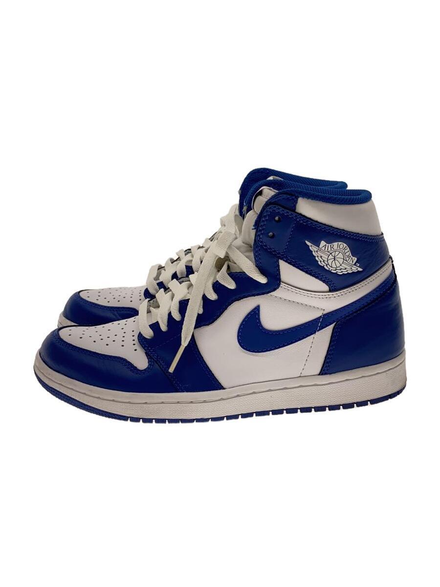 NIKE◆AIR JORDAN 1 RETRO HIGH OG/エアジョーダン1レトロハイ/ホワイト/26.5cm/WHT_画像1