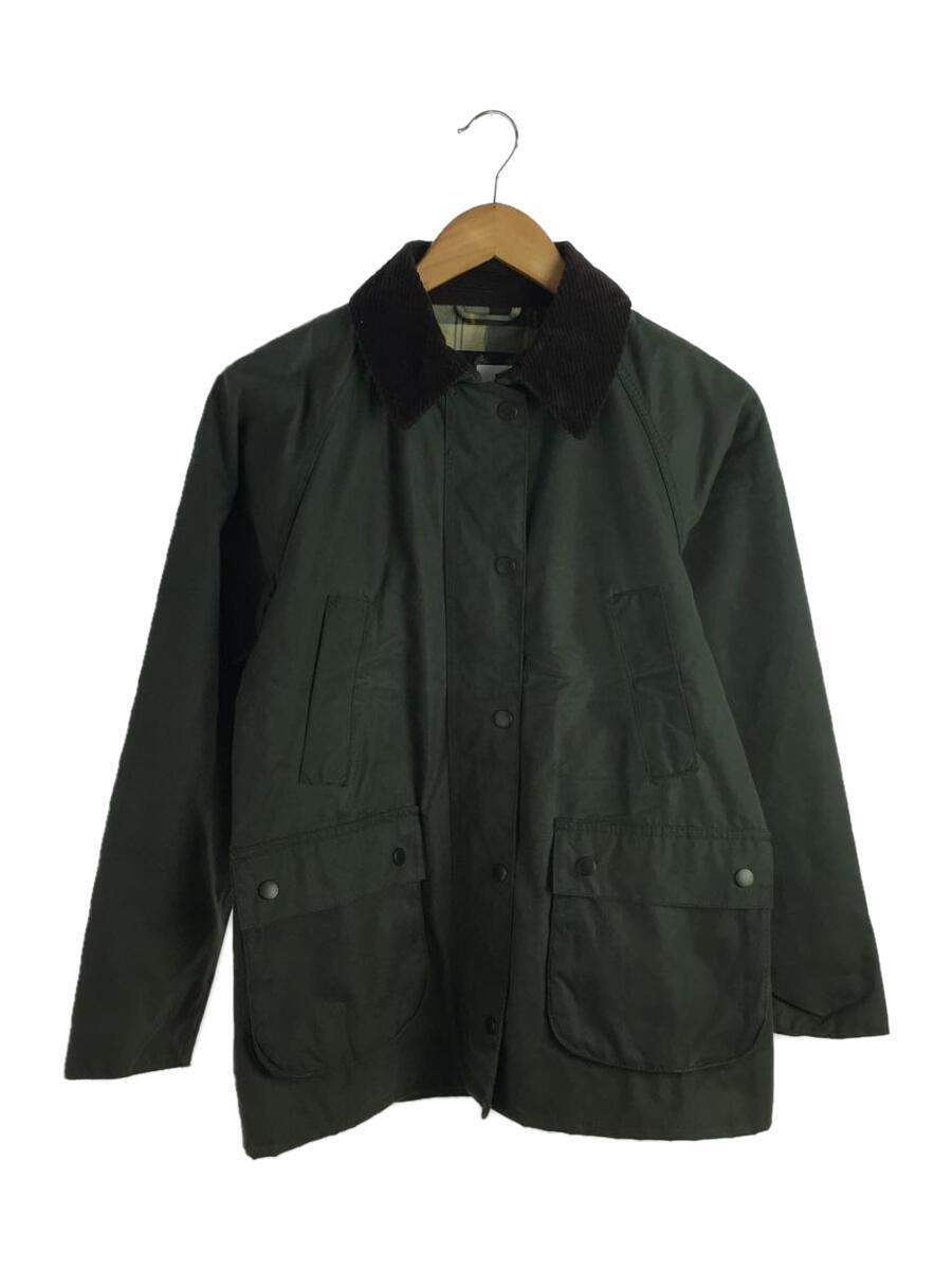 Barbour◆ジャケット/36/コットン/KHK/無地/オイルドジャケット