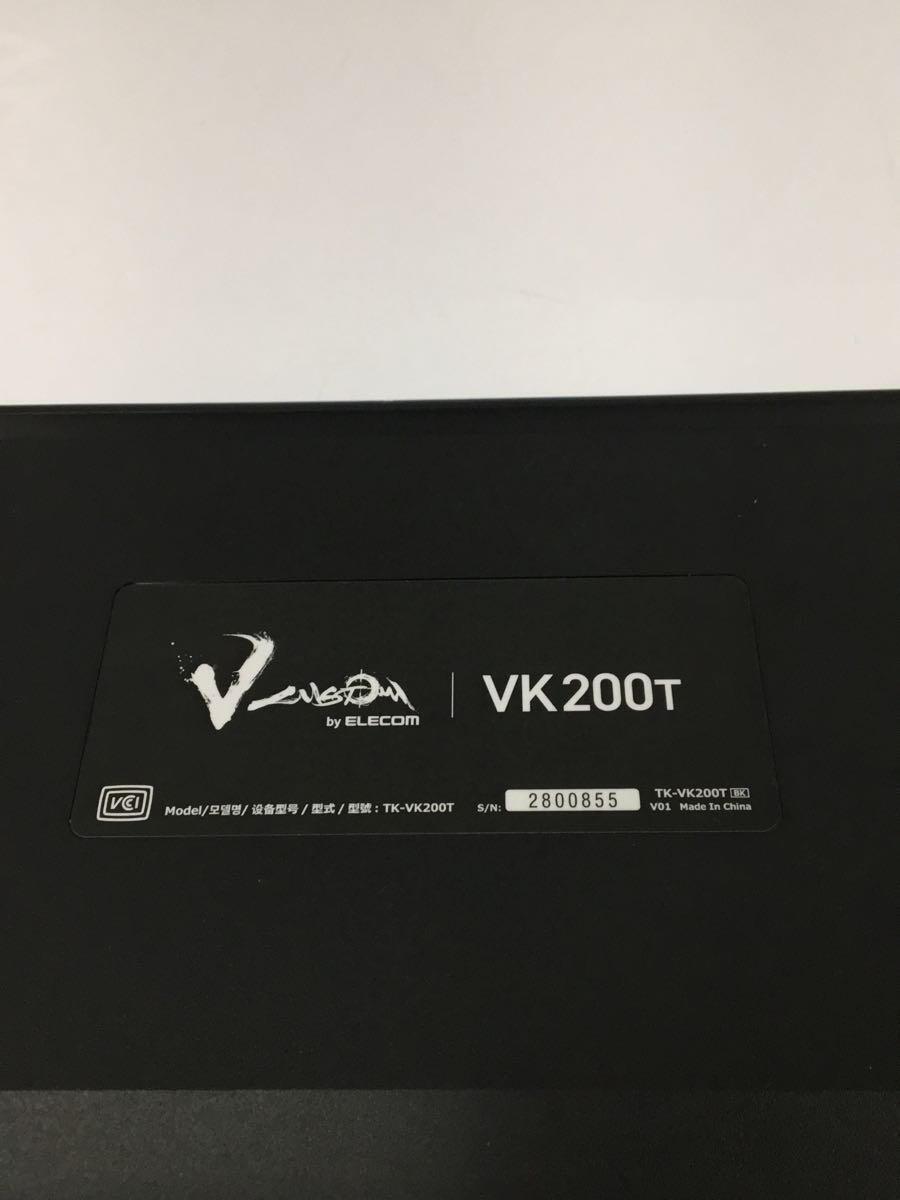 ELECOM◆パソコン周辺機器/TK-VK200SBK/ゲーミングキーボード_画像5