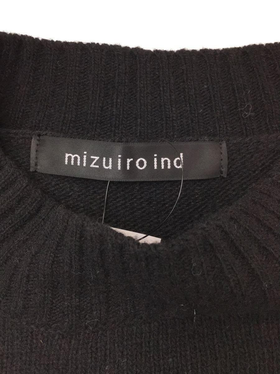 mizuiro ind◆セーター(厚手)/-/ウール/BLK/4-229779/ブラック/黒/ミズイロインド_画像3