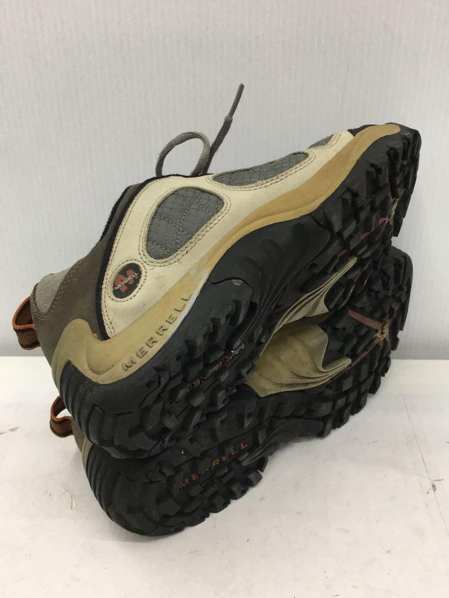 MERRELL◆ローカットスニーカー/UK8.5/KHK/トレッキングシューズ/汚れ有/状態考慮_画像4