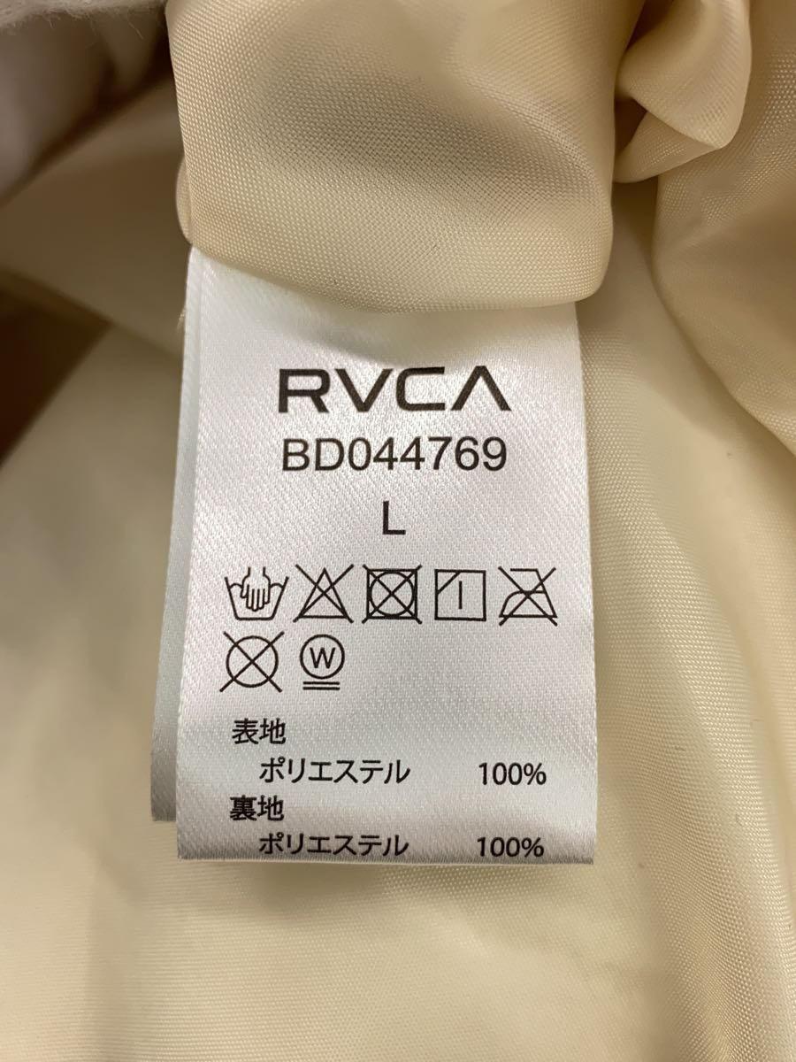 RVCA◆ジャケット/L/ポリエステル/CRM/BD044769_画像4