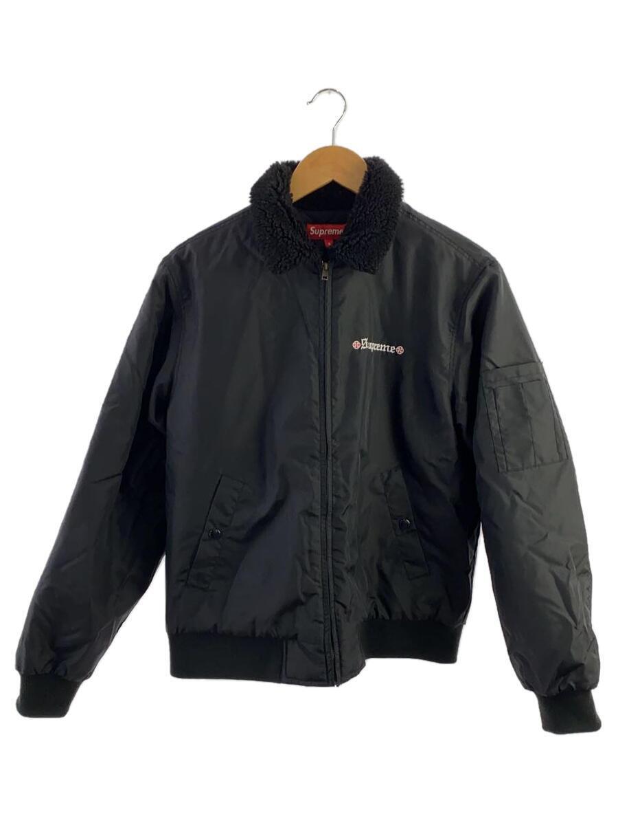 Supreme◆17AW/Independent Fur Collar Bomber Jacket/S/ナイロン/ブラック_画像1