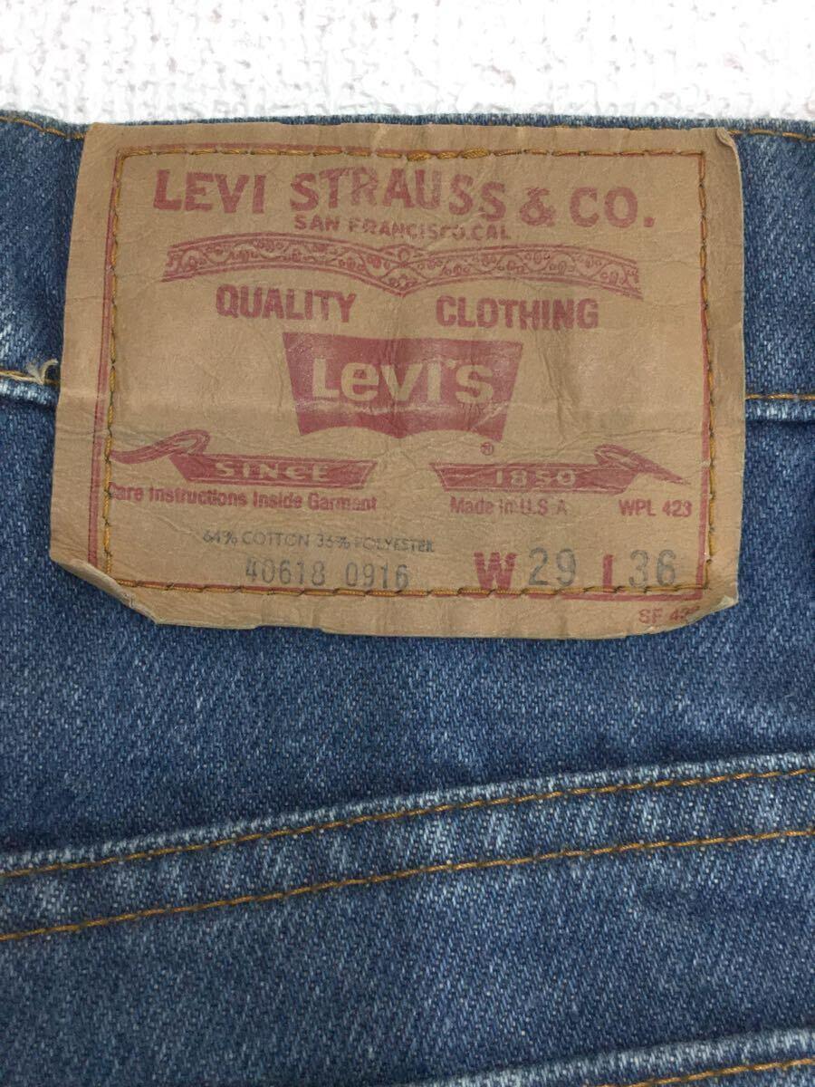 Levi’s◆70s/オレンジタブ/42TALON/ボトム/29/デニム/IDG/40618-0916_画像4