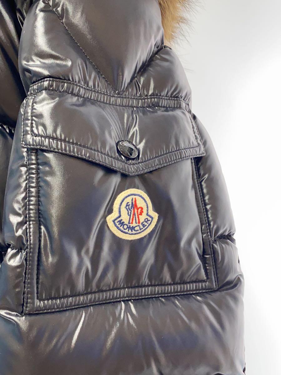 MONCLER◆ダウンジャケット/4/ナイロン/BLK/無地/G20911A00171_画像7