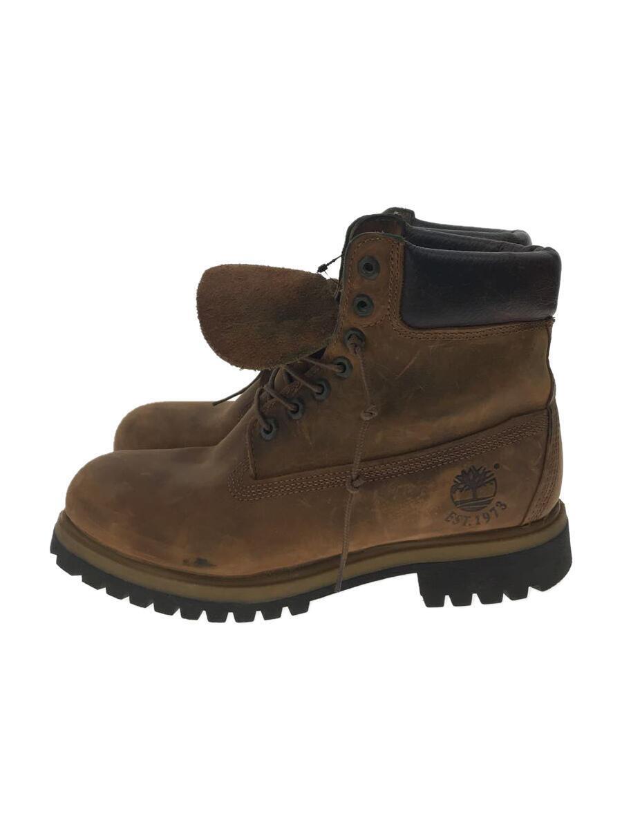 Timberland◆レースアップブーツ/-/CML/レザー/71593_画像1