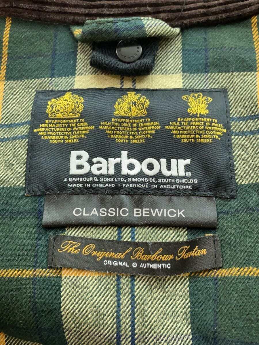 Barbour◆CLASSIC BEWICK/オイルドジャケット/コットン/KHK/1202138_画像3