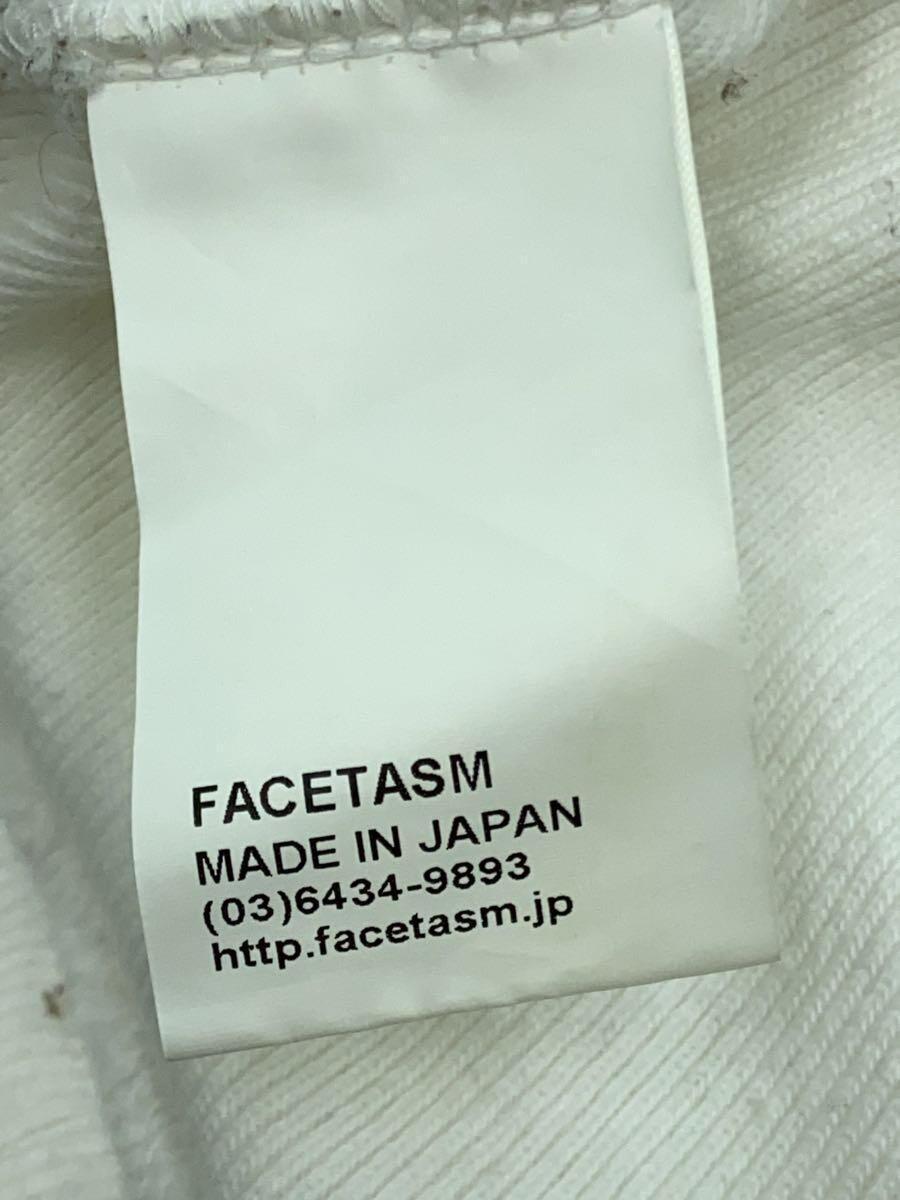 FACETASM◆15AW/スウェット/-/コットン/WHT/HR-SW-U04/毛玉、シミ、黄ばみ有_画像5