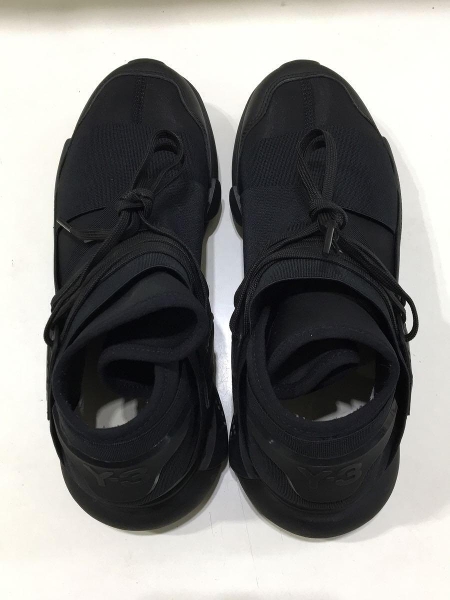 Y-3◆QASA triple black/カーサ/ハイカットスニーカー/25cm/BLK/IF5505_画像3