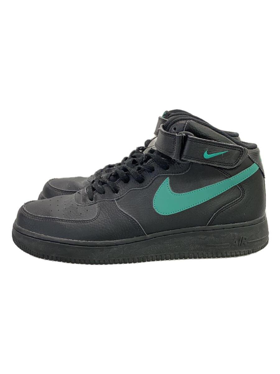 NIKE◆AIR FORCE 1 MID 07/エアフォースミッド/ブラック/315123-045/30cm/BLK