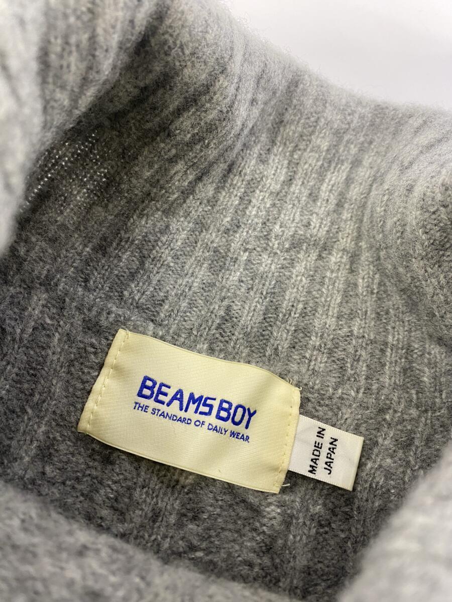 BEAMS BOY* свитер ( толстый )/-/ шерсть /GRY/13-15-0507-139